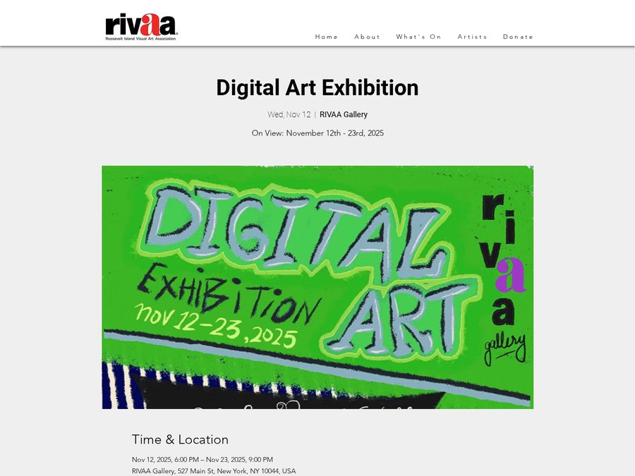 Digital Art Exhibition | RIVAA